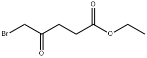 5-ブロモ-4-オキソペンタン酸エチル 化学構造式