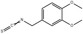 3,4-二甲氧基苄基异氰酸酯, 14596-50-0, 结构式