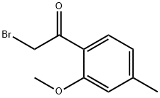 2-BROMO-1-(2-METHOXY-4-METHYLPHENYL)ETHANONE Structure