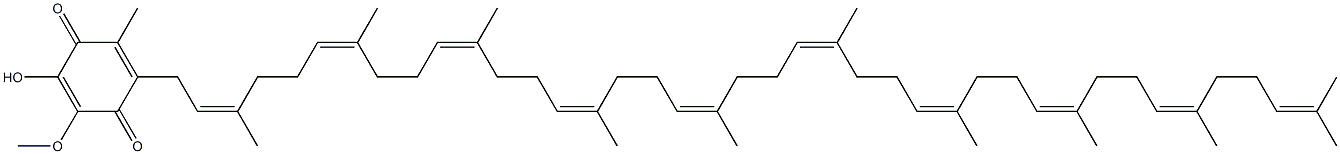 2-Decaprenyl-3-methyl-6-methoxy-1,4-benzoquinone Structure