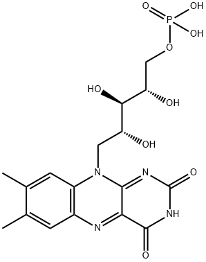 フラビンモノヌクレオチド 化学構造式