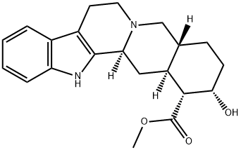 ヨヒンビン 化学構造式