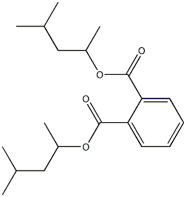 フタル酸ジ(4-メチルペンチル) 化学構造式