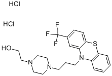 フルフェナジン·二塩酸 化学構造式