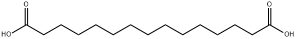 Pentadecanedioic acid Struktur