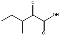3-メチル-2-オキソ吉草酸 化学構造式