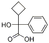 2-cyclobutyl-2-hydroxy-2-phenylacetic acid Struktur