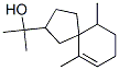(2R,5R,10R)-α,α,6,10-テトラメチルスピロ[4.5]デカ-6-エン-2α-メタノール 化学構造式