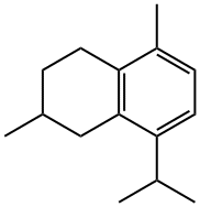 8-Isopropyl-2,5-dimethyl-1,2,3,4-tetrahydronaphthalene 结构式