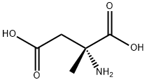 2-メチル-D-アスパラギン酸 化学構造式