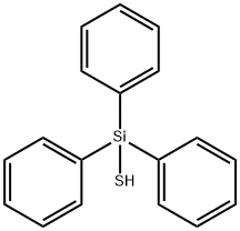 トリフェニルシランチオール 化学構造式