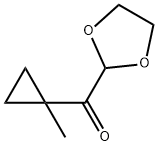Methanone,  1,3-dioxolan-2-yl-(1-methylcyclopropyl)-  (9CI)|