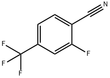2-フルオロ-4-(トリフルオロメチル)ベンゾニトリル 化学構造式
