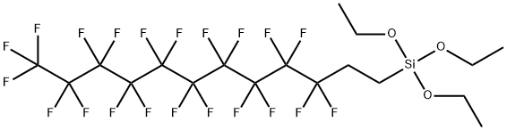 (1H,1H,2H,2H-全氟十二烷-1-基)三(乙氧基)硅烷,146090-84-8,结构式