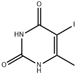 5-碘-6-甲基尿嘧啶, 1461-67-2, 结构式