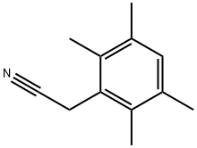 2,3,5,6-テトラメチルフェニルアセトニトリル 化学構造式
