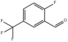 2-氟-5-(三氟甲基)苯甲醛 结构式