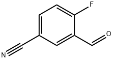 5-CYANO-2-FLUOROBENZALDEHYDE Structure