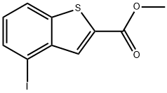 4-IODO-BENZO[B]THIOPHENE-2-CARBOXYLIC ACID METHYL ESTER Structure