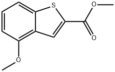 4-METHOXY-BENZO[B]THIOPHENE-2-CARBOXYLIC ACID METHYL ESTER Structure