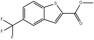 5-TRIFLUOROMETHYL-BENZO[B]THIOPHENE-2-CARBOXYLIC ACID METHYL ESTER Structure