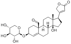 deglucohyrcanoside Struktur
