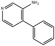3-アミノ-4-フェニルピリジン 化学構造式