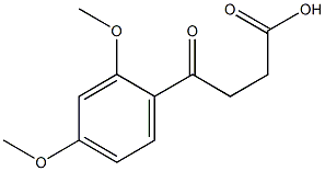 4-(2,4-dimethoxyphenyl)-4-oxo-butanoic acid Structure
