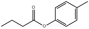 ブタン酸4-メチルフェニル 化学構造式