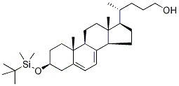 (3β)-3-[(tert-ButyldiMethylsilyl)oxy]-chola-5,7-dien-24-ol Structure
