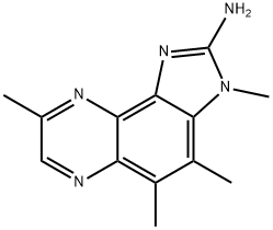 2-AMINO-3,4,5,8-TETRAMETHYLIMIDAZO(4,5-F)QUINOXALINE Structure
