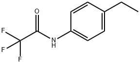 AcetaMide, N-(4-ethylphenyl)-2,2,2-trifluoro- Structure