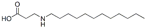 3-dodecylaminopropionic acid Structure