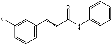 (E)-3-(3-CHLOROPHENYL)-N-PHENYLACRYLAMIDE Struktur