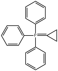 シクロプロピリデントリフェニルホスホラン 化学構造式
