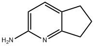 2-Amino-6,7-dihydro-5H-1-pyrindine 化学構造式
