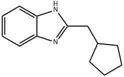 1H-Benzimidazole,2-(cyclopentylmethyl)-(9CI) Struktur