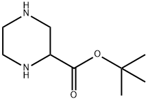 2-Piperazinecarboxylicacid,1,1-dimethylethylester(9CI) 化学構造式