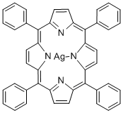 meso-Tetraphenylporphyrin-Ag(II) Structure