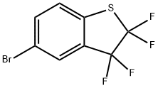 5-ブロモ-2,2,3,3-テトラフルオロ-2,3-ジヒドロベンゾ[B]チオフェン 化学構造式