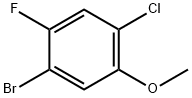 1-BROMO-4-CHLORO-2-FLUORO-5-METHOXY-BENZENE Struktur