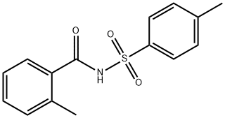 4-METHYL-N-(2-METHYL-BENZOYL)-BENZENESULFONAMIDE Structure