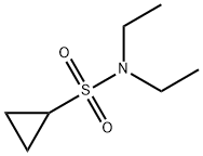 N,N-二乙基环丙烷磺酰胺, 146475-53-8, 结构式