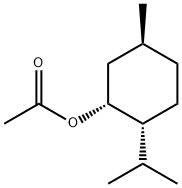 (-)-(1R,2R,5S)-NEOMENTHYL ACETATE Structure