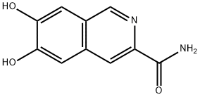 3-Isoquinolinecarboxamide, 6,7-dihydroxy- (9CI) Structure