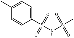 Benzenesulfonamide, 4-methyl-N-(methylsulfonyl)- Struktur