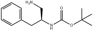 (1-アミノ-3-フェニルプロパン-2-イル)カルバミン酸(S)-TERT-ブチル 化学構造式