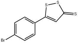 5-(4-Bromo-phenyl)-[1,2]dithiole-3-thione Struktur