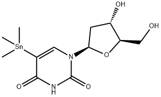 5-(TriMethylstannyl)-2'-deoxyuridine Struktur