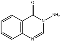 3-アミノキナゾリン-4(3H)-オン 化学構造式